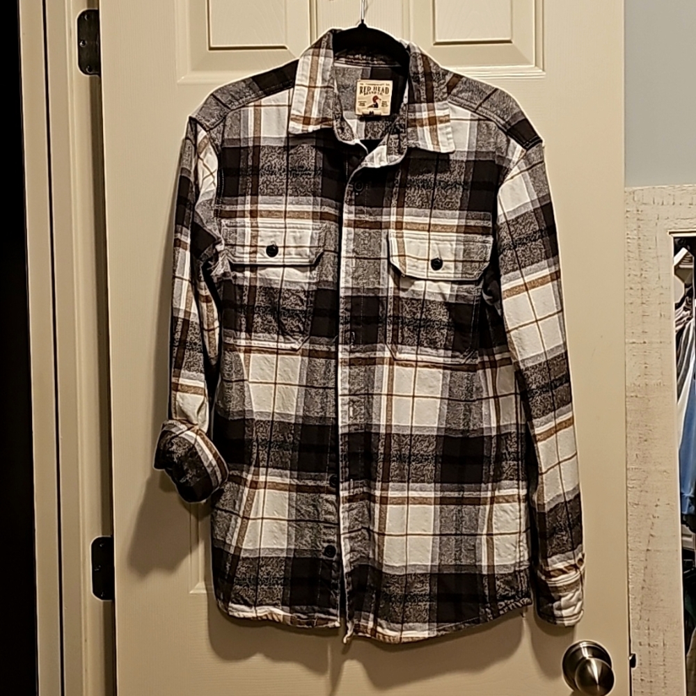 Red Head Brand Co. Flannel Brown/Black/Cream Men size M